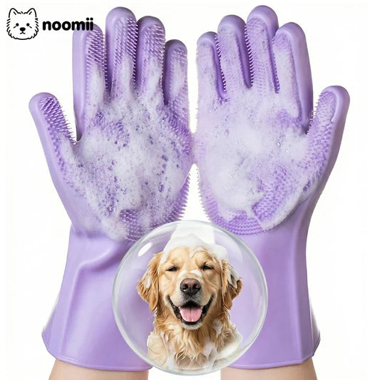 Pet Grooming Bathing Gloves Dog Cat Bathing - ProPawPet.com