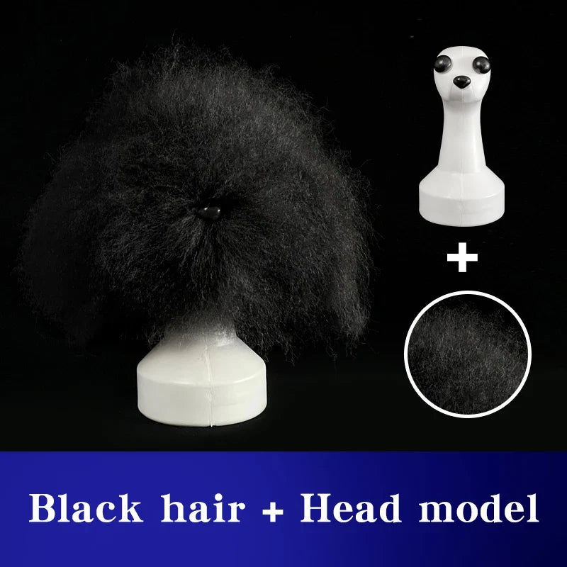 Teddy Pet Simulated Head Hair Fake Dog Beautician Practice – Dog Supplies