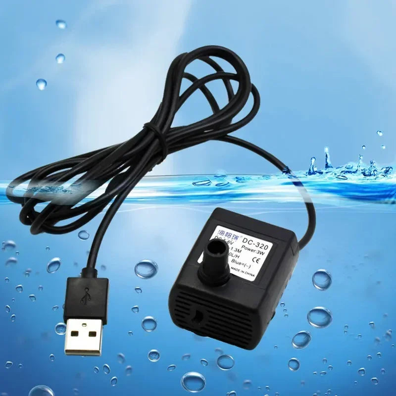DC 5V USB Water Pump Micro 3W 500L/H Mini - ProPawPet.com