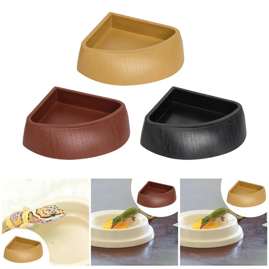 Stable Reptile Water Dish Corner Bowl - ProPawPet.com