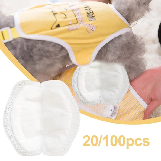 100pcs Dog Diaper Pad Diapers for Female Dog - ProPawPet.com