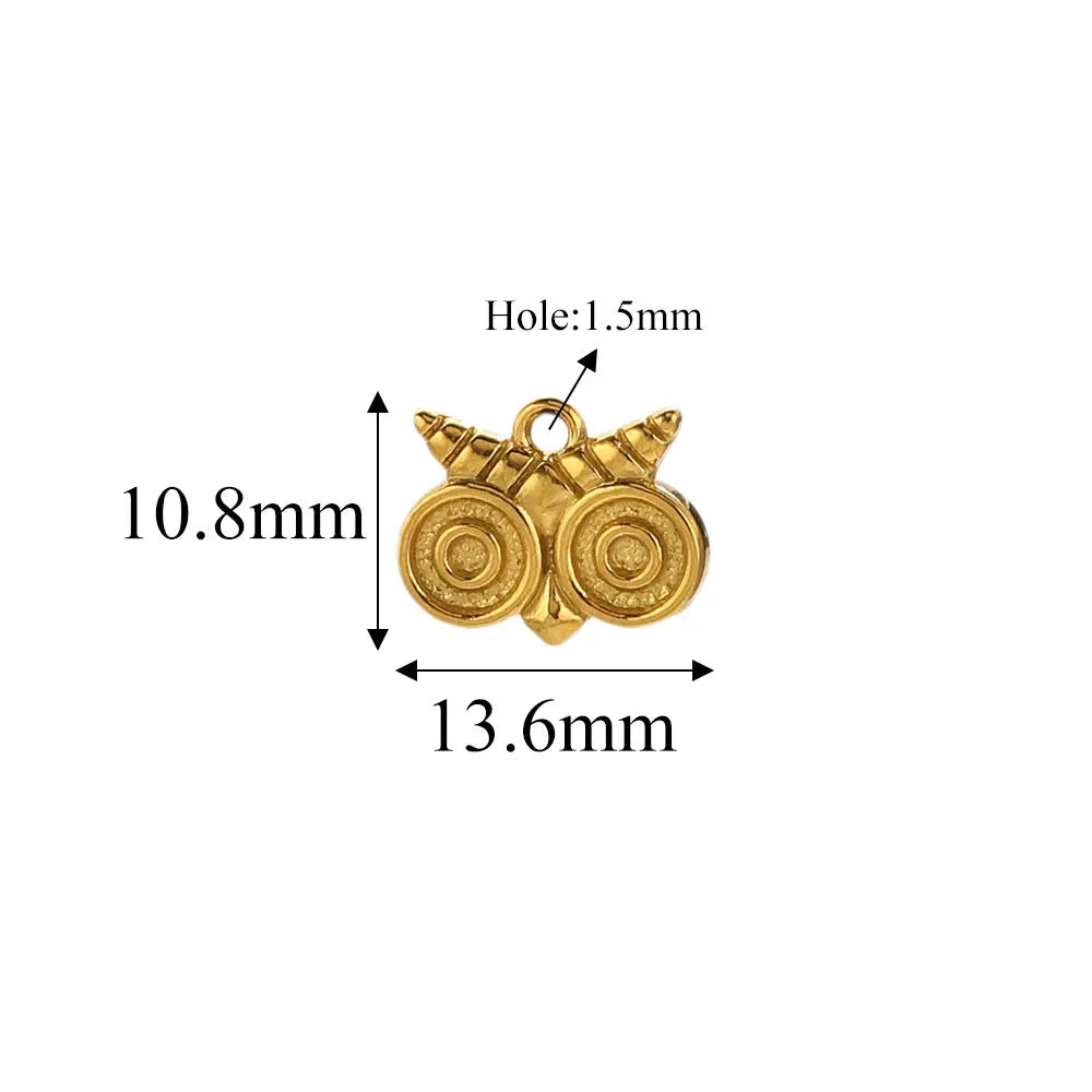 Stainle Steel Gold Animal Charms for Jewelry Cat & Dog – Cat Supplies