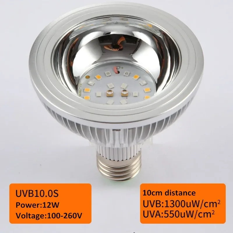Reptile UVA UVB Lamp Bulb Turtle Basking UV Light – ID Tags, GPS & Safety Lights