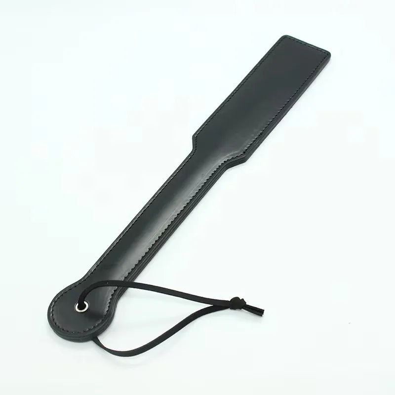 34cm Leather Riding Crop Short Paddle Equestrian Whip – Horse Supplies
