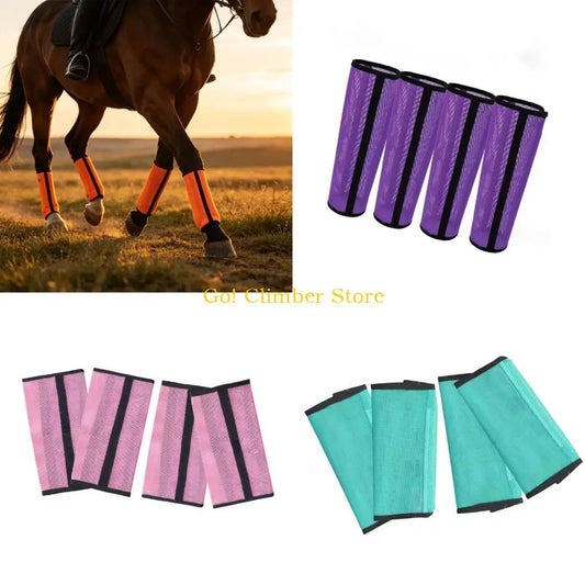 Q84C 4Pcs Mesh Horse Legging Protective - ProPawPet.com