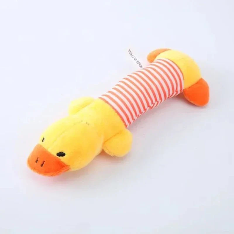 Molar Dog Plaything Plush Supplies Fit for All Puppy Pet Squeak Chew, Durable