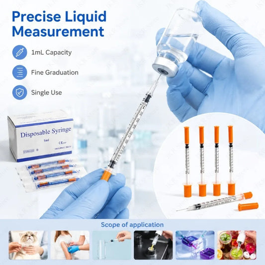 Disposable Veterinary Syringe 0.5ML/1ML - ProPawPet.com