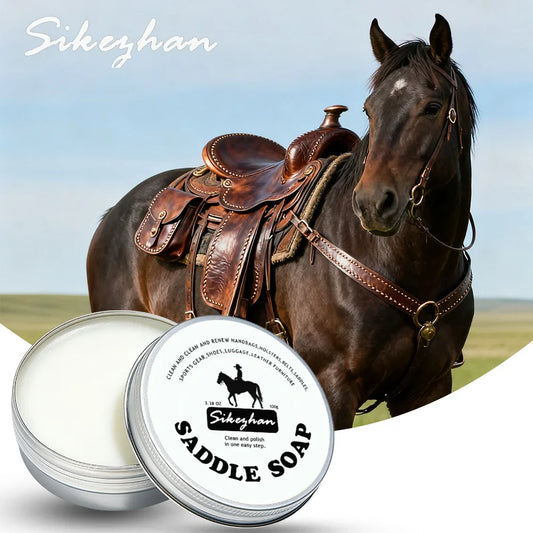 Natural Leather Saddle Maintenance and Care Cream Deep for Horses
