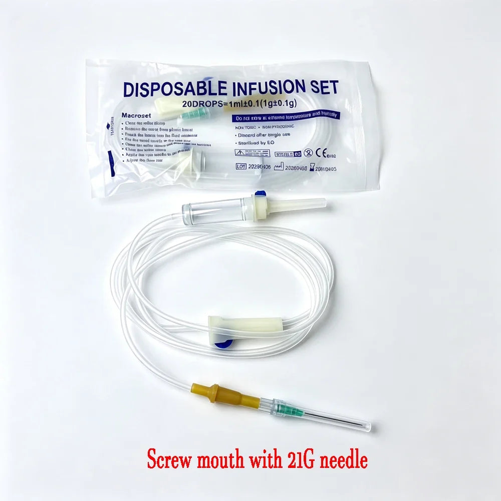 Disposable Veterinary Luer Interface Infusion Set for Small Pets