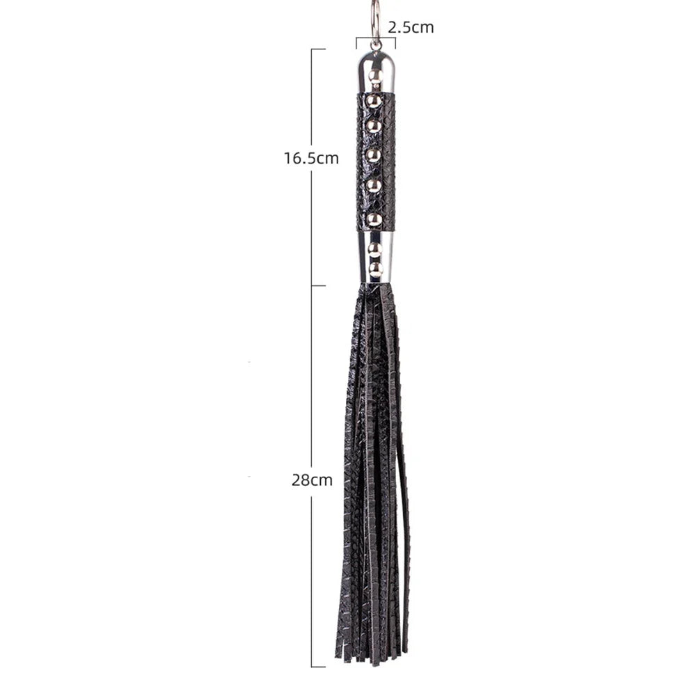44.5CM PU Leather Tassel Horse Whip With - ProPawPet.com