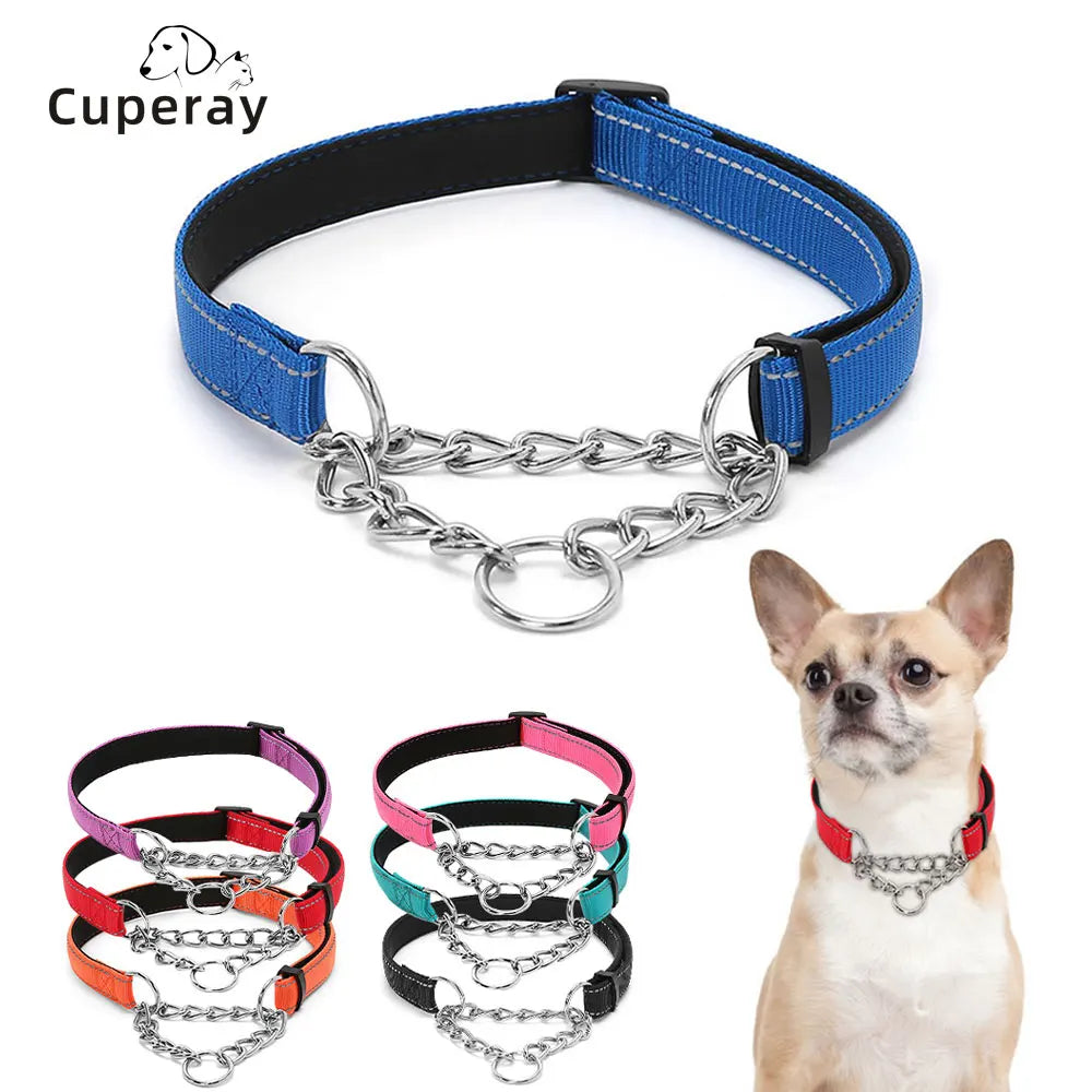 Stainless Steel Chain Martingale Collar - - ProPawPet.com