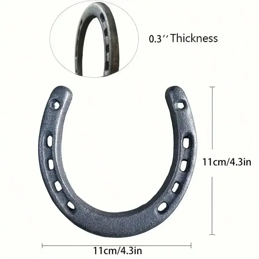 1/4 Pcs Cast Iron Horseshoes Hoof Care - ProPawPet.com