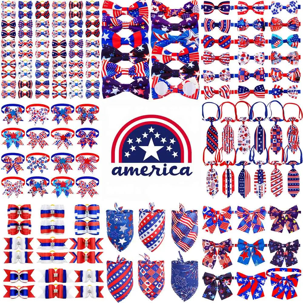 30/60PCS Adjustable Party Dog Bow Ties Pet - ProPawPet.com
