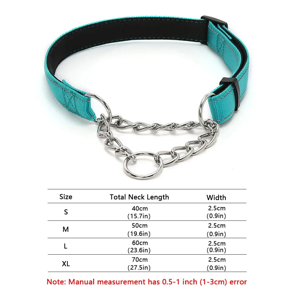 Stainless Steel Chain Martingale Collar - - ProPawPet.com