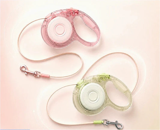 Retractable Dog Leash Transparent Frosted - ProPawPet.com