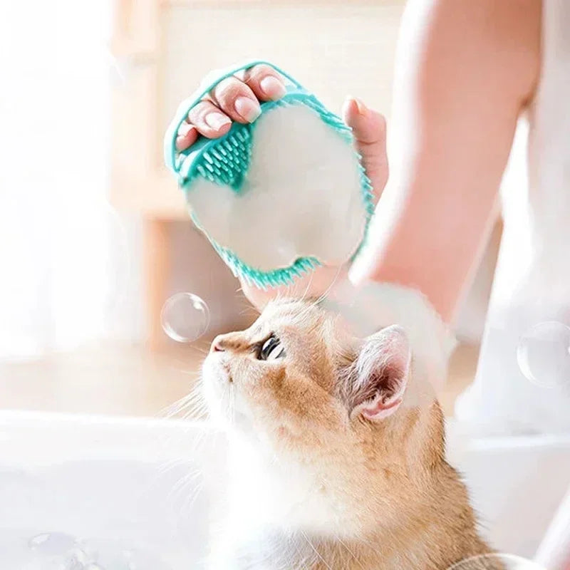 Pet Bathing Brush Soft Silicone Massager - ProPawPet.com