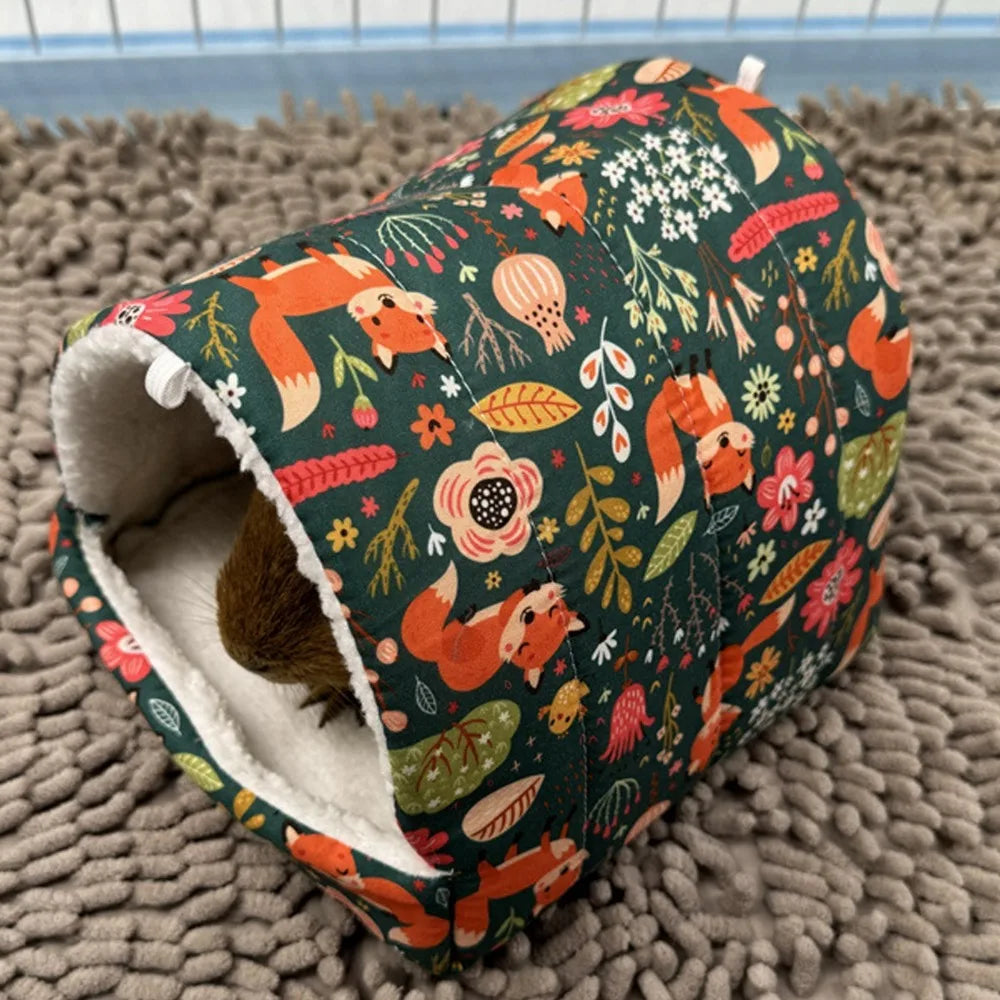 Autumn Winter Warm Print Sleeping Bed House - ProPawPet.com