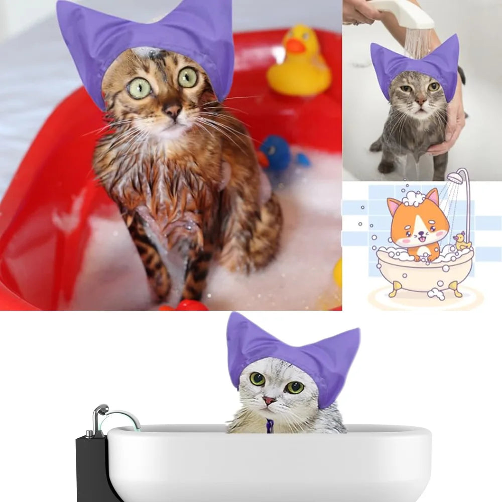 Waterproof Bath Caps for Cats,Dogs, Ear - ProPawPet.com