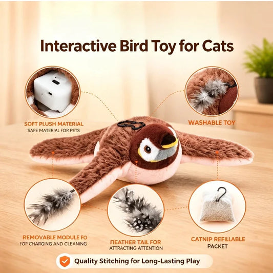 Interactive Cat Toys Flying Bird Cat Toy - ProPawPet.com