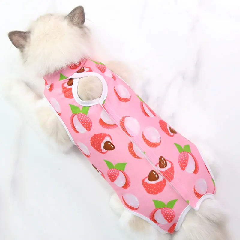 Cat Weaning Sterilization Suit Small Dog Jumpsuit Anti Lick – photo 3