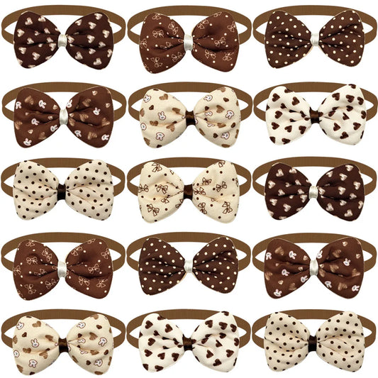 50/100pcs Exquisite Small Dog Cat Bowties - ProPawPet.com