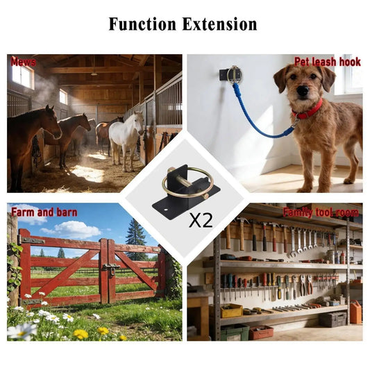 Steel Water Bucket Hanger Quick Release Pin - ProPawPet.com