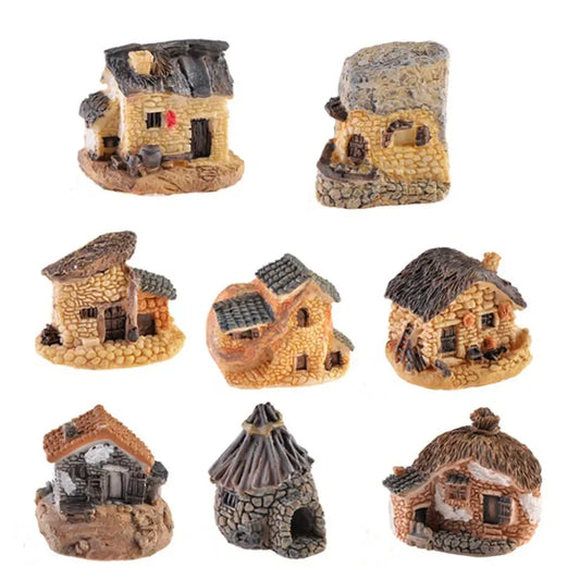 Resin Small House Decoration Fish Aquarium - ProPawPet.com