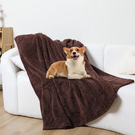 Thickened Warm Solid Color Pet Blanket All - ProPawPet.com
