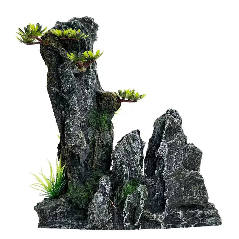 Resin Aquarium Rockery Mountain Decoration - ProPawPet.com