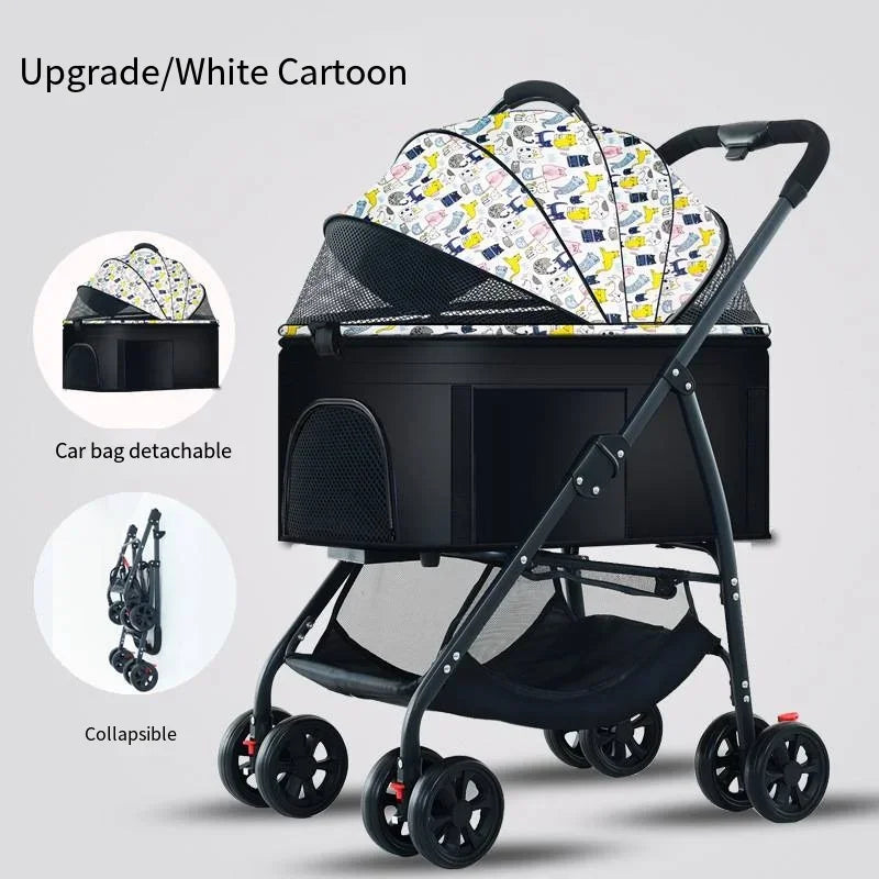 Pet Car Strollers 3IN1 Lightweight Foldable Specifically – 7 Colors