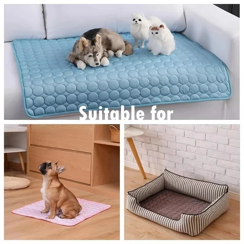 Summer Dog Cooling Mat Pet Ice Bed Durable - ProPawPet.com