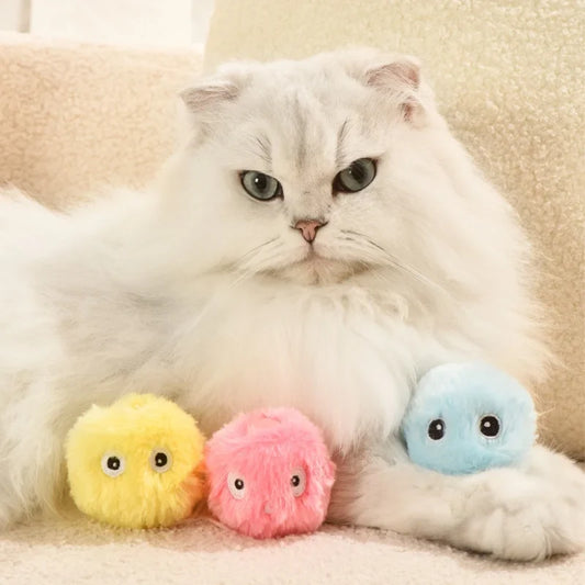 Interactive Ball Smart Cat Toys Plush - ProPawPet.com