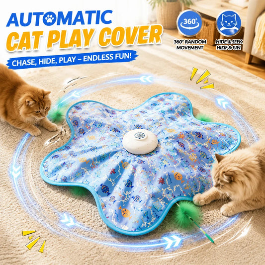 Hide Seek Automatic Cat Play Mat With Moving - ProPawPet.com