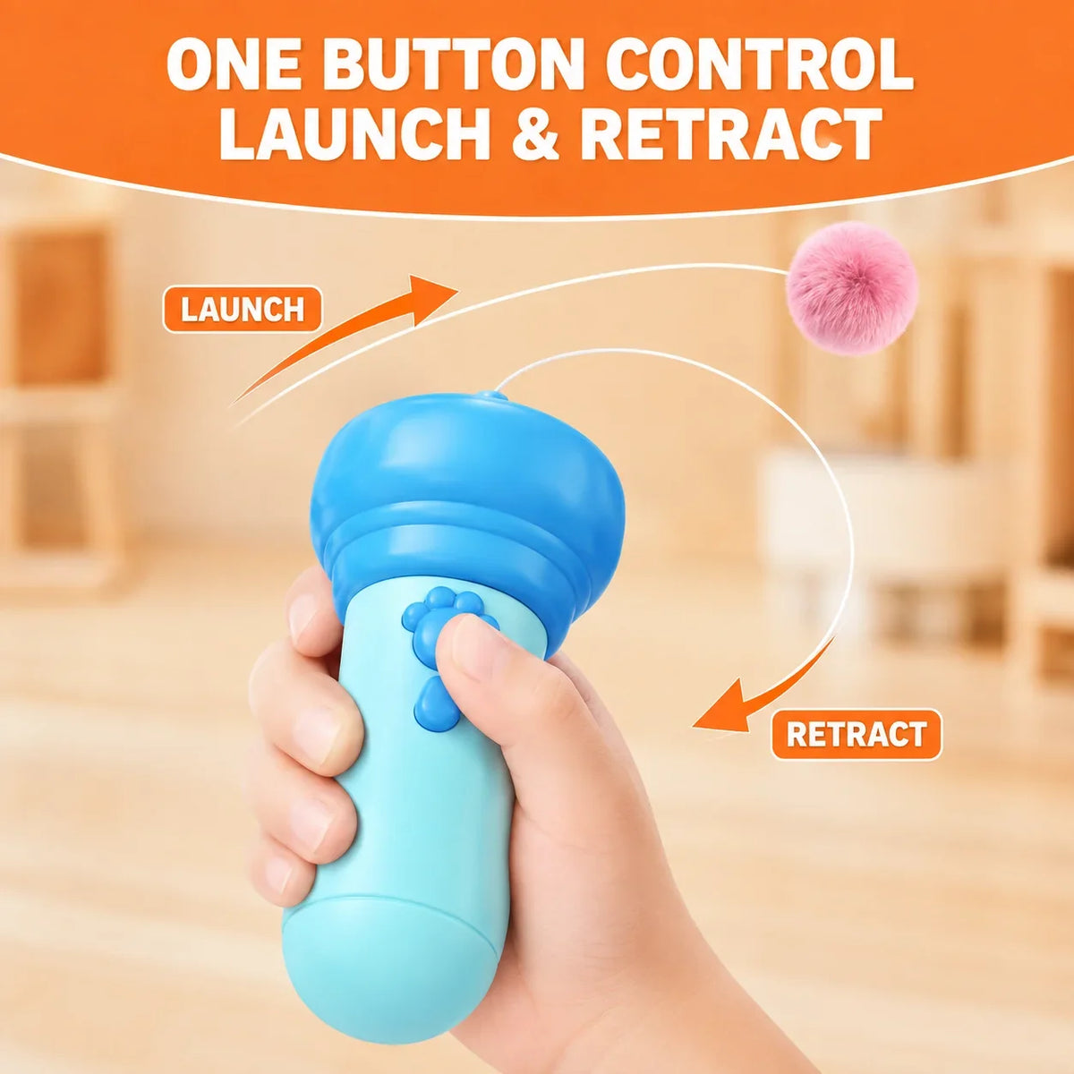 Automatic Cat Teaser Launcher, Electric - ProPawPet.com