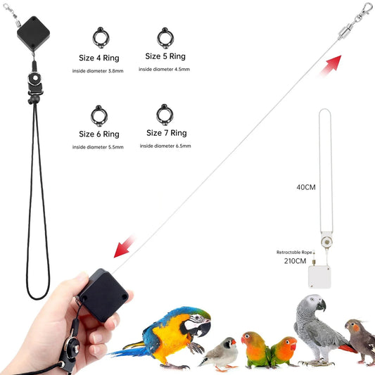 Parrot Release Rope Bird Training Leash with - ProPawPet.com