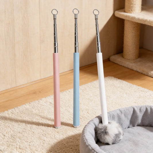 Telescopic Cat Wand Toys with Replaceable - ProPawPet.com