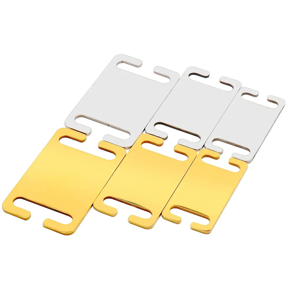 20Pcs Personalized Pet Dog ID Tag Square - ProPawPet.com