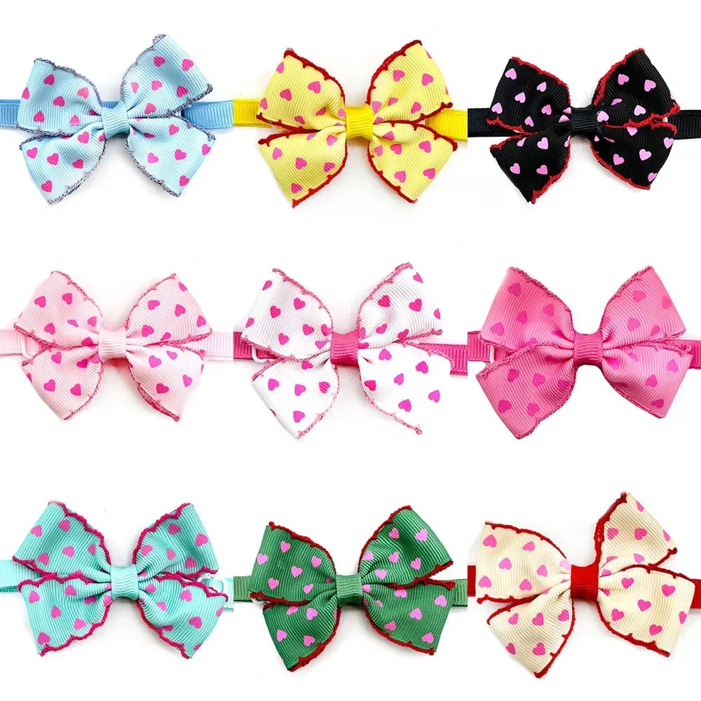 30/50pcs Valentine's Day Pet Dog Bow Tie - ProPawPet.com