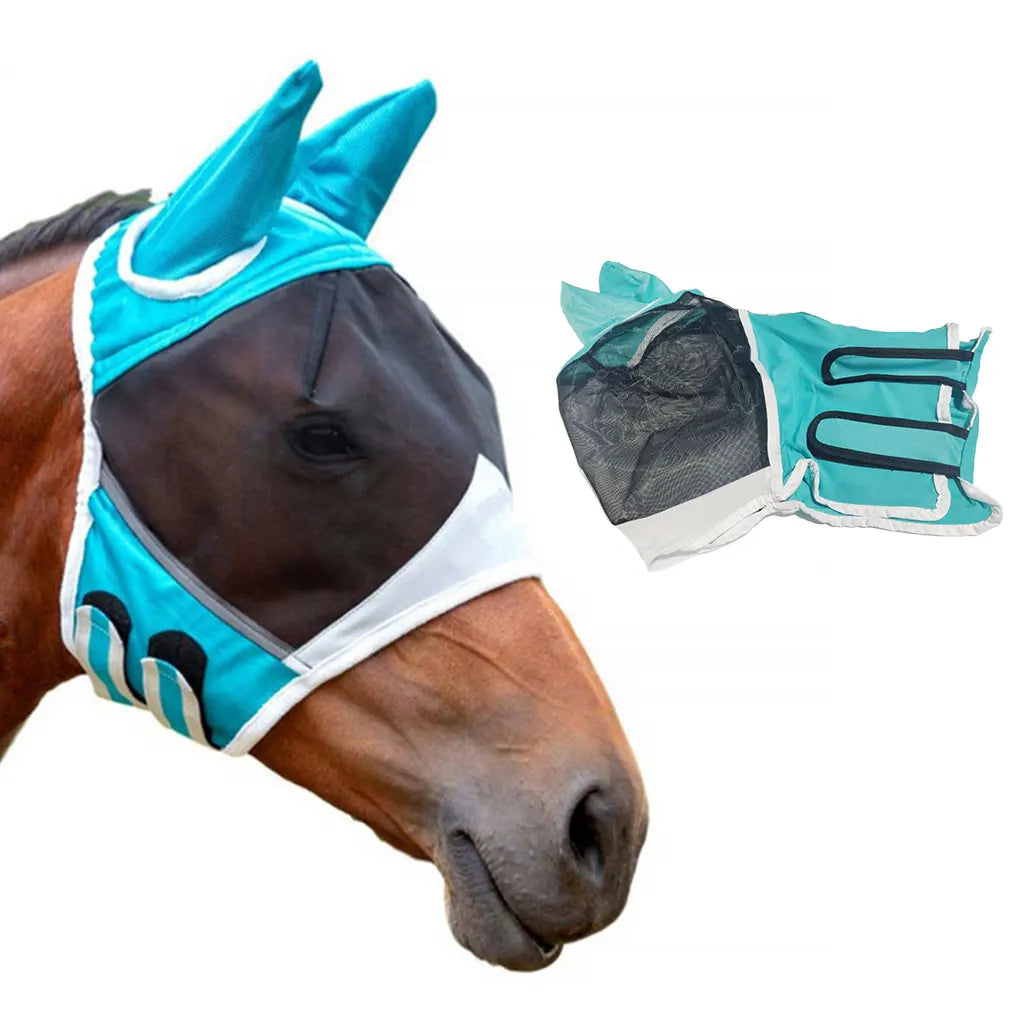 Comfortable And Adjustable Horse Fly Mask - - ProPawPet.com