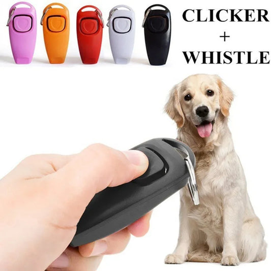 2 In 1 Pet Dog Clicker Dog Training Whistle - ProPawPet.com