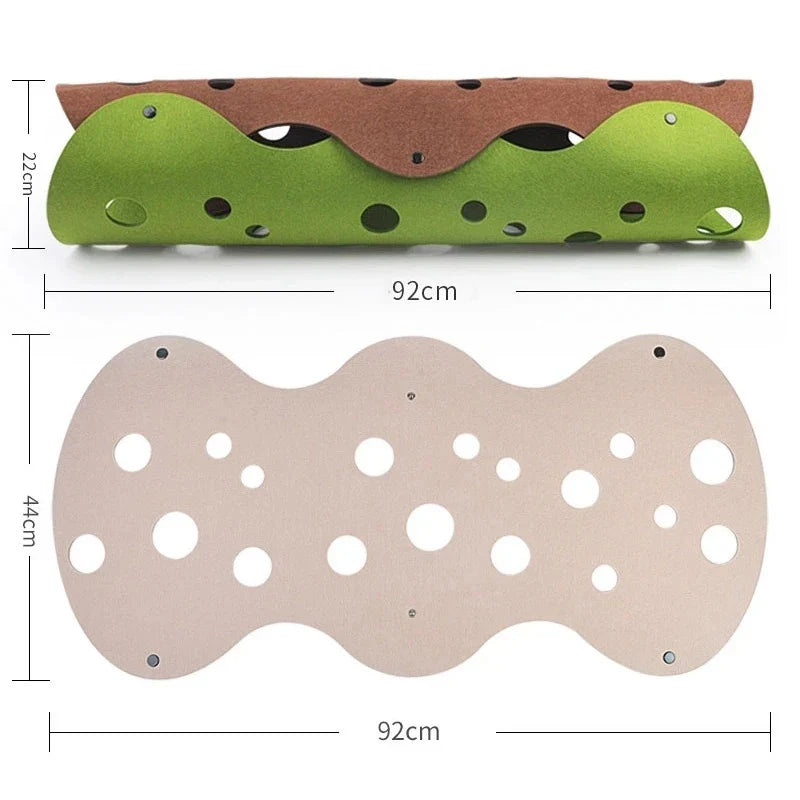Splicing Cat Toy Felt Pom Nest Deformable - ProPawPet.com