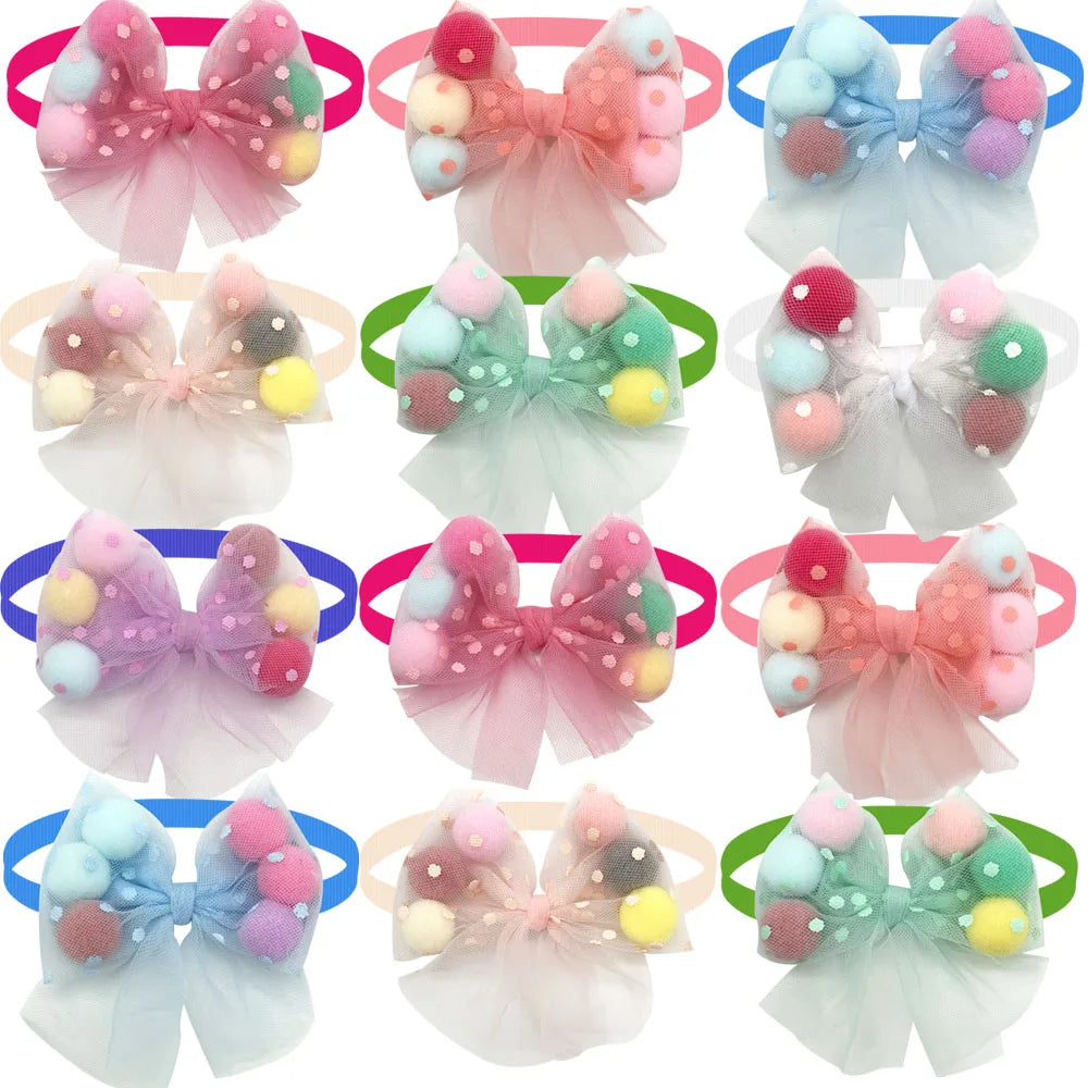 50/100PCS Bow tie ball for Dogs Grooming - ProPawPet.com