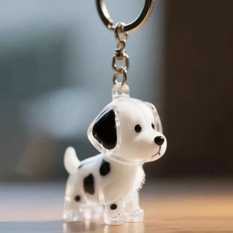 Dog Hair Storage Cute Pendant Keychain Pouch