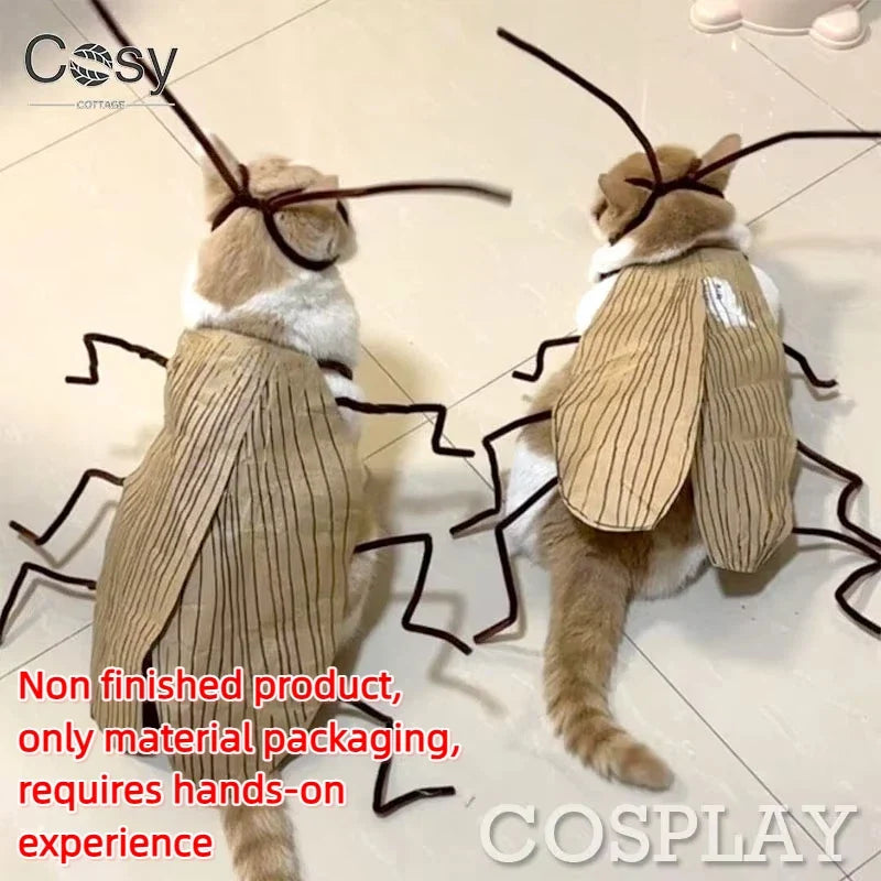 Realistic Cockroach Cat Costume with - ProPawPet.com