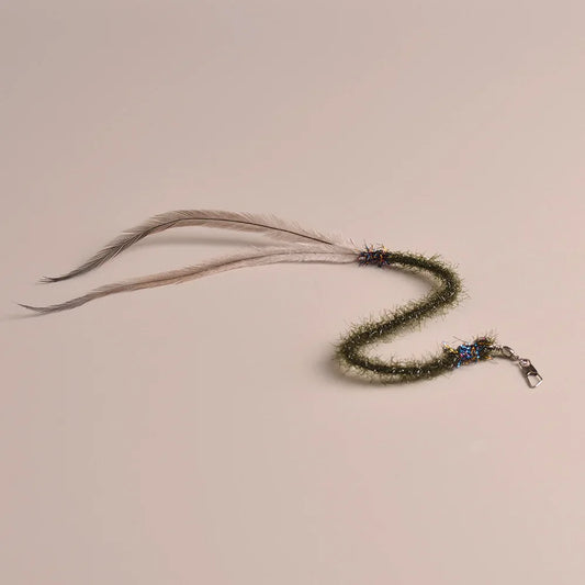3/5pcs Feather Worm Cat Teaser Stick for - ProPawPet.com