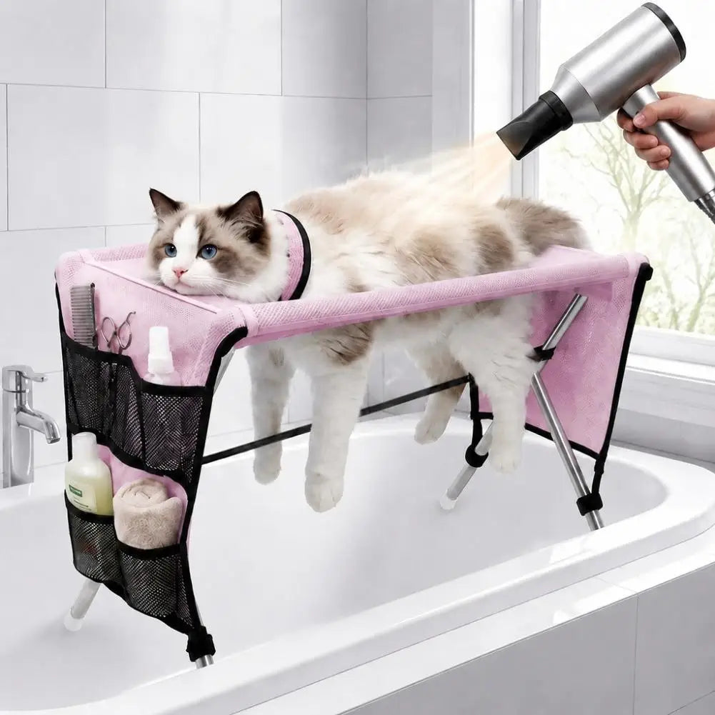 Foldable Pet Grooming Hammock Stand Quick - ProPawPet.com