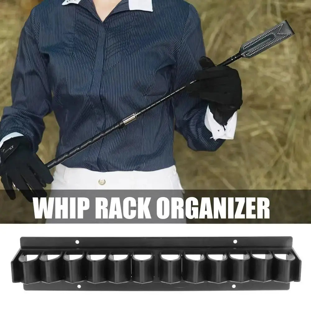 1Pcs 12 Slots Whip Rack Plastic Wall Mounted - ProPawPet.com