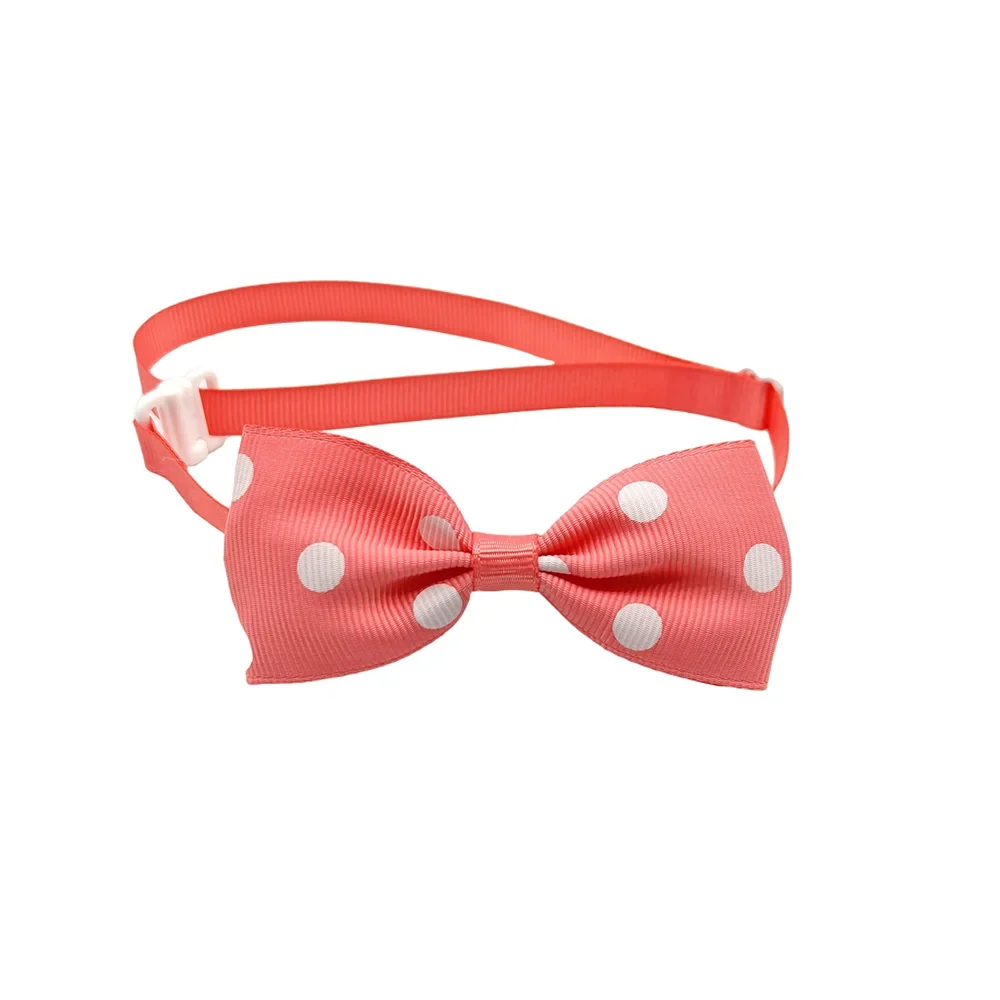 Ribbon Bow Ties for Dogs Adjustable Neck – 13 Colors