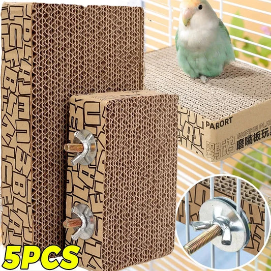 Thickened Cardboard Parrot Platform Beak - ProPawPet.com