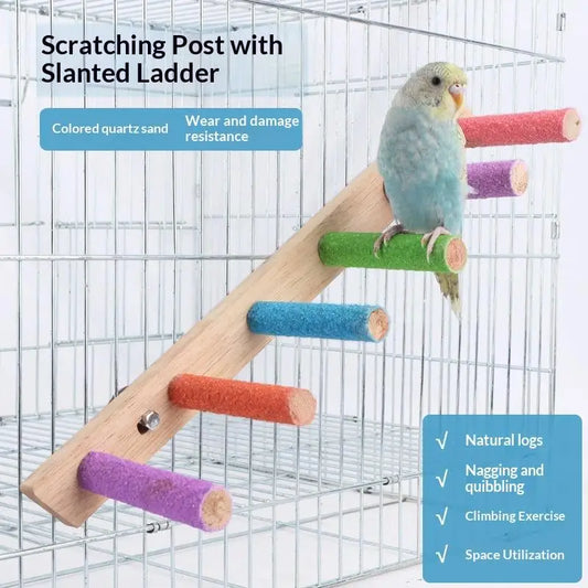 /6/8Step Bird Climbing Ladder Bird Frosted - ProPawPet.com
